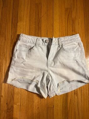 SO High Rise Shortie Shorts Juniors 5 Light Blue